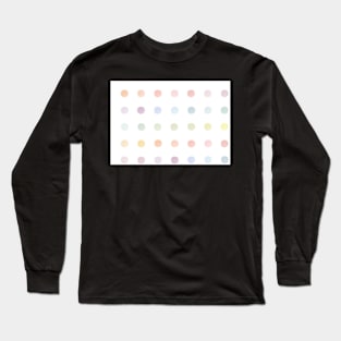 Pastel Watercolor Dots Long Sleeve T-Shirt